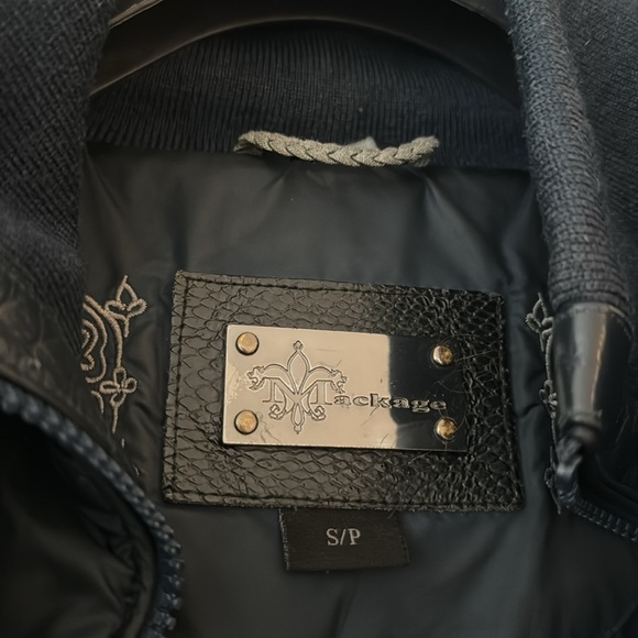 Navy Mackage Jacket - Picture 5 of 9